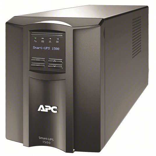 APC SMT1500C UPS System Line Interactive, 1.44 kVA Power Rating, 1 kW Watt, 120V AC