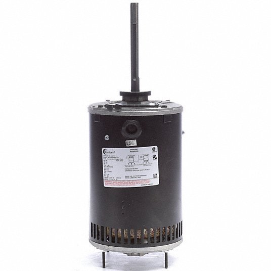 Century H767V1 Condenser Fan Motor Stud Mount, Open Air Over, 1 1/2 hp Nameplate Horsepower, 1 Speed, Auto