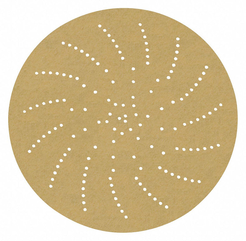 3M 236U PSA Sanding Disc, 5 in, 120 Grit, Multi-Hole, PK250