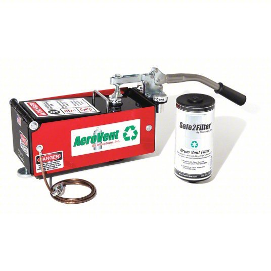 Newstripe 10004840 Aerosol Can Recycling System 1 Can Capacity, Coalescing Cartridge, Includes Ground Wire