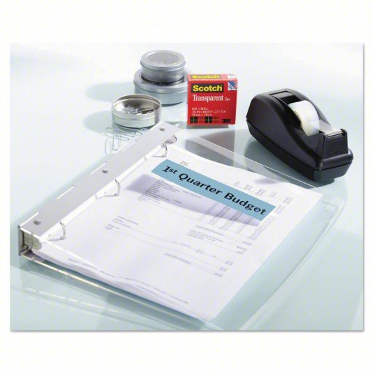 3M 600K6 Office Tape Scotch™, 600, 3/4 in x 83 1/3 ft, 1 in Tape Core Dia, Transparent, Gloss, 6 PK