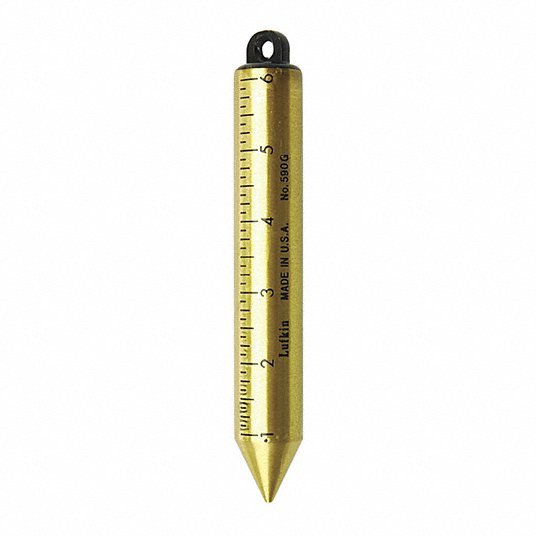 Crescent Lufkin 590GN Plumb Bob,Brass Inage 20 oz