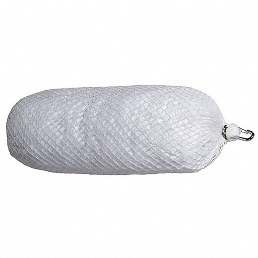 Spilltech WBB515 Sorbent Boom 3 in Dia, 15 in Lg, 5 gal Volume Absorbed per Pkg., White, 0.4 gal, 12 PK