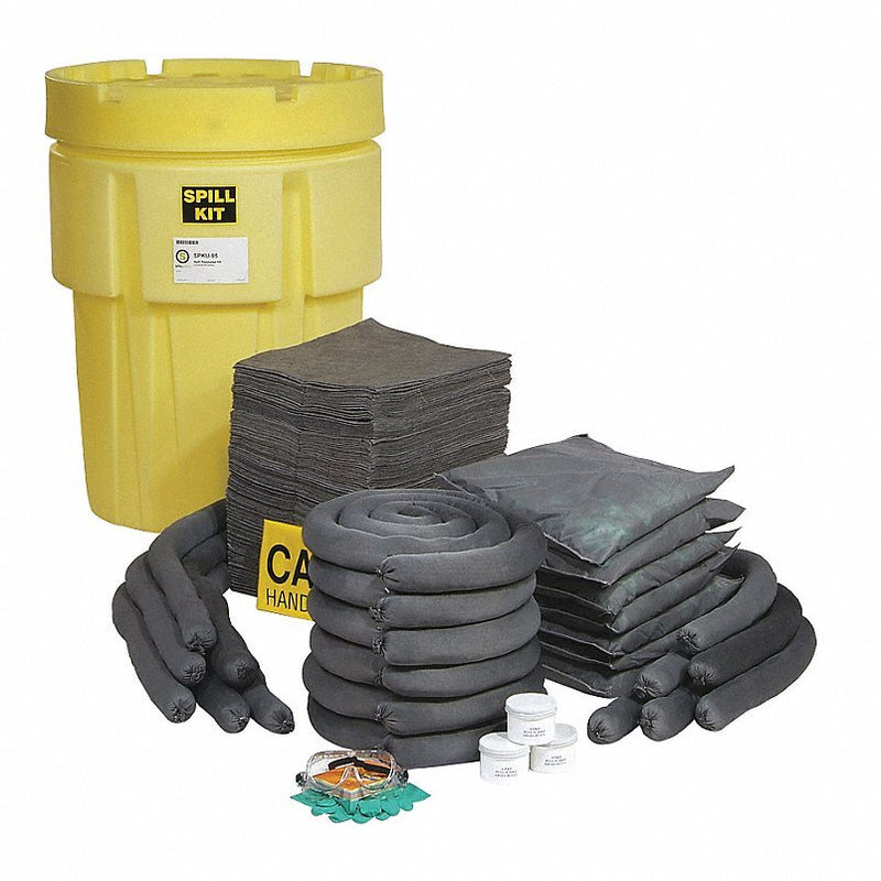 Spilltech SPKU-95 Spill Kit, Drum, Universal, 31-3/4" H