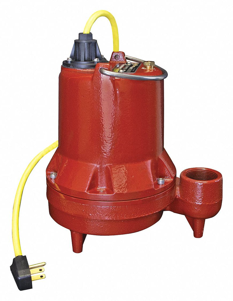 Liberty Pumps HT41M Submersible Sump Pump, 2/5 hp, 115V AC, 65 gpm Flow Rate @ 10' of Head, 1 1/2 in FNPT