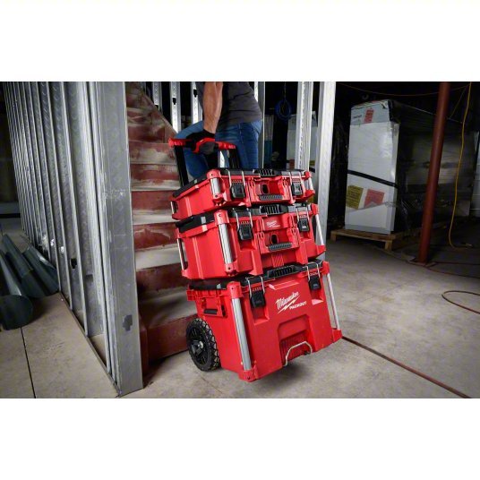 Milwaukee 48-22-0140 Electricians Tool Kit 18 Total Pcs, Rolling Modular Tool Box, 11 - 19 Pieces Range