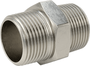 McMaster 4452K846 316 Stainless Steel Threaded Pipe Fitting Low-Pressure, Straight Connector, 1 NPT Male