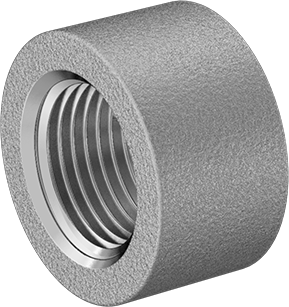 McMaster 4452K223 316 Stainless Steel Threaded Pipe Fitting Low-Pressure, Union Straight Connector, 1/4 NPT Female