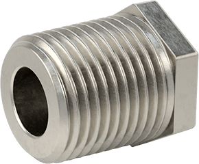 McMaster 4464K262 Hex Bushing 304 Stainless Steel, 3/8 in x 1/8 in Fitting Pipe Size, Male NPT x Female NPT