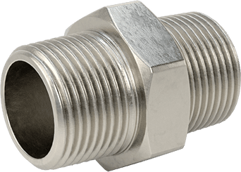 McMaster 4464K751 304 Stainless Steel Threaded Pipe Fitting Low Pressure, Straight Connector, 3/4 NPT Male