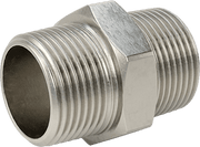 McMaster 4464K761 304 Stainless Steel Threaded Pipe Fitting Low Pressure, Straight Connector, 1 NPT Male