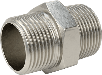 McMaster 4464K761 304 Stainless Steel Threaded Pipe Fitting Low Pressure, Straight Connector, 1 NPT Male