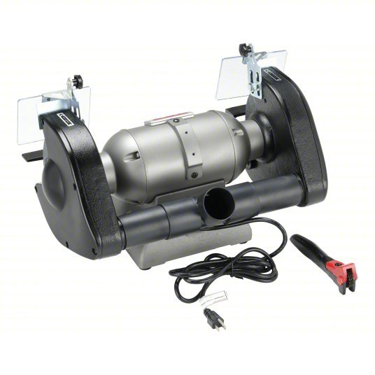 JET IBG-8VS Bench Grinder Variable Speed, 1 hp, 8 in Max Wheel Dia, 900 RPM to 3,600 RPM, 115/230V