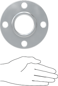 McMaster 44705K364 Aluminum Unthreaded Slip-on Weld Flange 2 Pipe Size