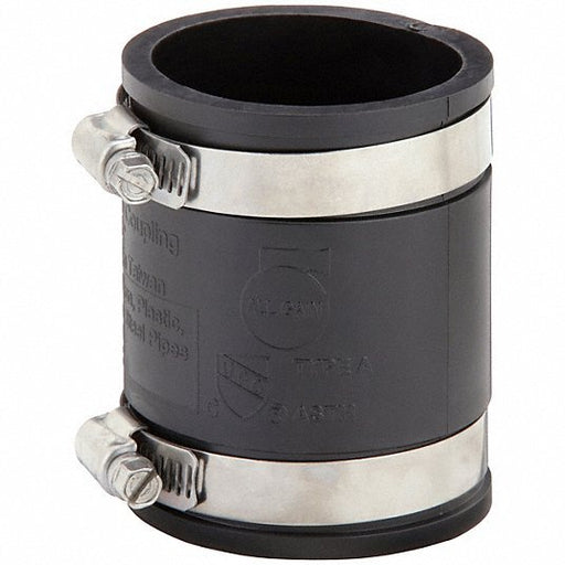 Redwood 86003 Flexible Coupling, 1-1/4" Inside dia., Inside Dia.: 2"