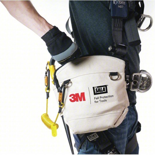 3M DBI-SALA 1500130 Sleever Bars, Zipper, 10 in Ht, Container, Canvas, 5 lb Capacity, 0 Tethers Included