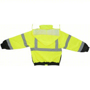 Occunomix LUX-350-JB-BYS Jacket U, ANSI Class 3, S, Yellow, -5° to - 45°F, Zipper with Storm Flap, 5 Pockets