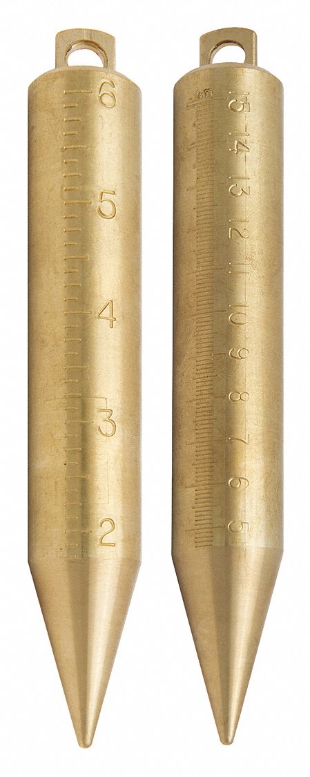 U.S. Tape 58888 Plumb Bob, 20 oz, Brass