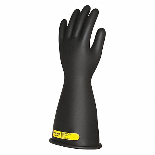 Salisbury GK214B/12 Electrical-Insulating Glove Kit 17,000V AC, 25,500V DC, Class 2, 14 in Glove Lg, Black