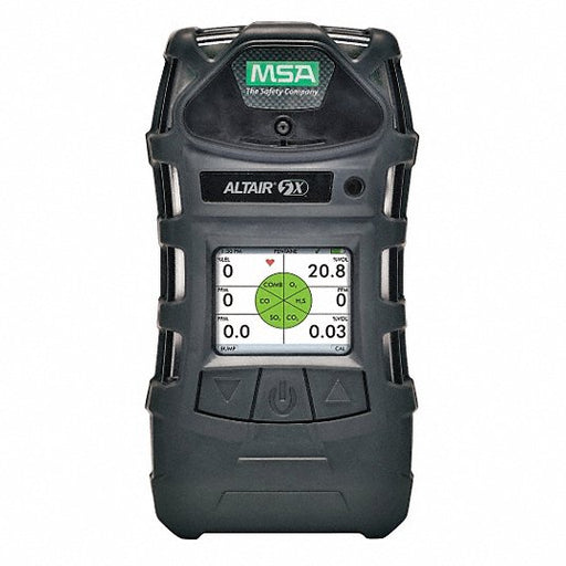 MSA A-ALT5X-BLKB100C020 Multi-Gas Detector ALTAIR 5X, Sampling Pump, Lithium Ion, CL2/CO/CO/H2S/CO/NO2/NH3/O2/SO2