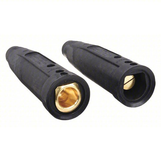 Tweco 94251200 Welding Cable Connector 1/0 AWG to 3/0 AWG, Single Ball-Point, Female/Male
