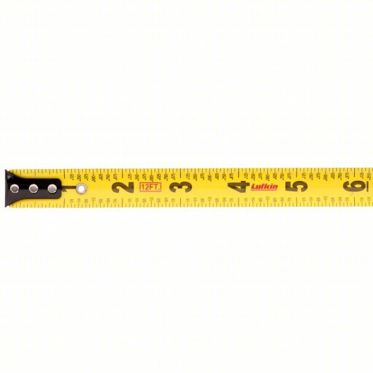 Lufkin PQR1312N 3/4" x 12' Quikread Power Return Yellow Clad Tape Measure