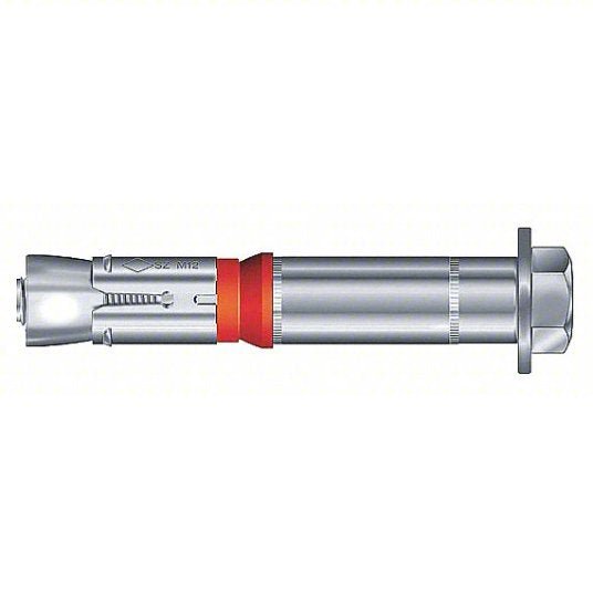 MKT Fastening M14515301 Wedge Anchor Bolt 152 mm Overall Lg, 24 mm Dia, M16 Thread Size, Steel, Steel, 2 PK