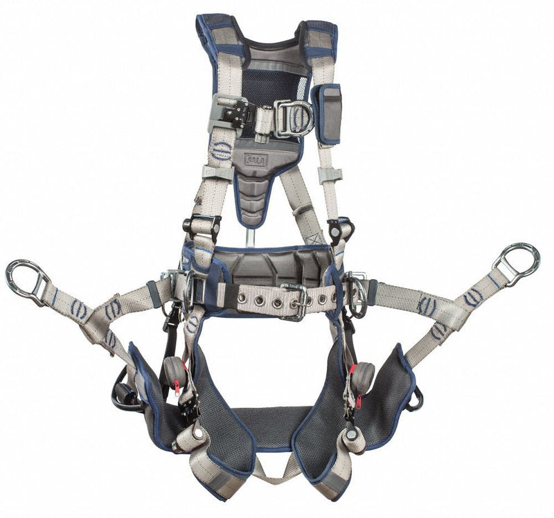 3M 1114368 Fall Protection Harness, Vest, Unisex, Quick-Connect / Quick-Connect Buckles, XL, 420 lb Capacity