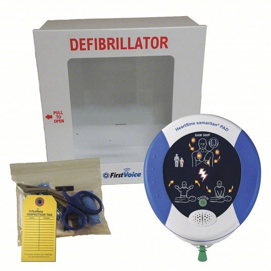Stryker HS003F AED Value Pack, Auto, Up to 8 sec