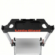 Little Giant 11903 Folding 3 Steps, 26 in Top Step Ht, 21 1/2 in Bottom Wd, 375 lb Load Capacity