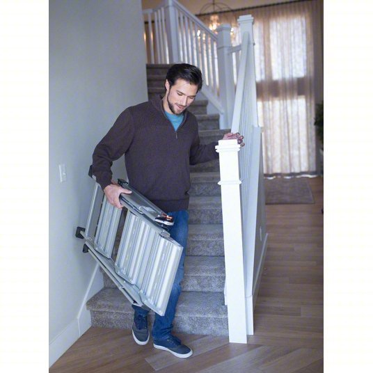 Little Giant 11903 Folding 3 Steps, 26 in Top Step Ht, 21 1/2 in Bottom Wd, 375 lb Load Capacity