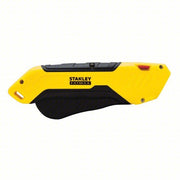 Stanley FMHT10369 Safety Knife 6 in Overall Lg, Plain, 1/2 in Overall Wd, Rubber, Black/Yellow, Quick-Change