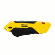 Stanley FMHT10369 Safety Knife 6 in Overall Lg, Plain, 1/2 in Overall Wd, Rubber, Black/Yellow, Quick-Change