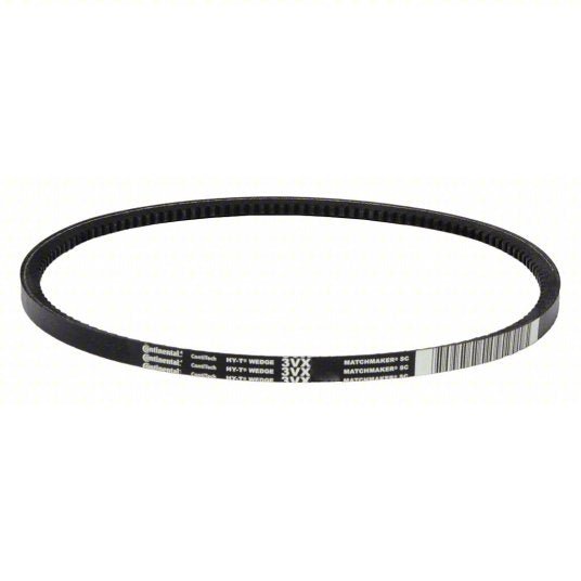 Continental 3VX750 Cogged V-Belt 3VX750, 75 in Outside Lg, 0.375 in Top Wd, 5/16 in Thick