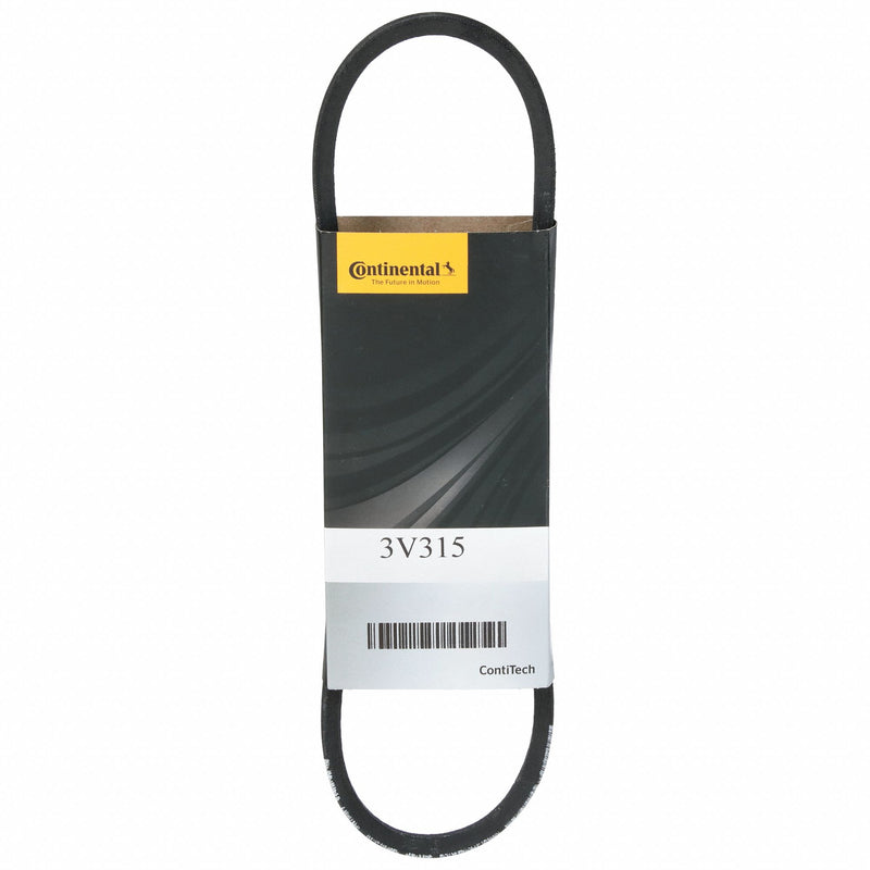 Continental 3V400 Wedge V-Belt, 3V400,  40 in Outside Lg, 3/8 in Top Wd, 5/16 in Thick, Polyester