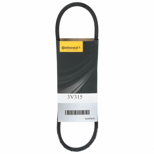 Continental 3V400 Wedge V-Belt, 3V400,  40 in Outside Lg, 3/8 in Top Wd, 5/16 in Thick, Polyester
