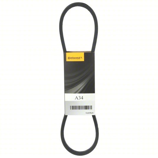 Contitech A38 V-Belt A38, 40 in Outside Lg, 1/2 in Top Wd, 5/16 in Thick