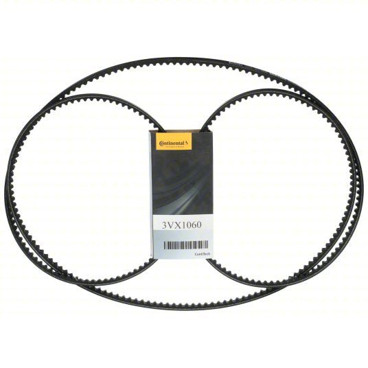 Continental 3VX750 Cogged V-Belt 3VX750, 75 in Outside Lg, 0.375 in Top Wd, 5/16 in Thick