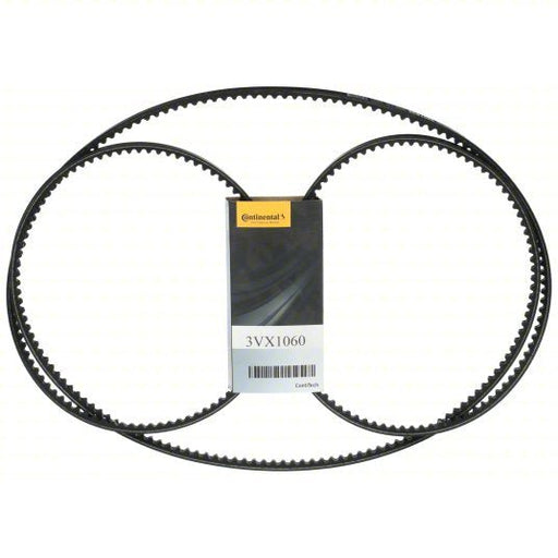 Continental 3VX750 Cogged V-Belt 3VX750, 75 in Outside Lg, 0.375 in Top Wd, 5/16 in Thick