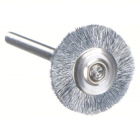 Dremel 428-02 Rotary Tool Brush 3/4 in Brush Dia, Wheel, Straight, Mounted, 15,000 RPM Max. Speed, 2 PK