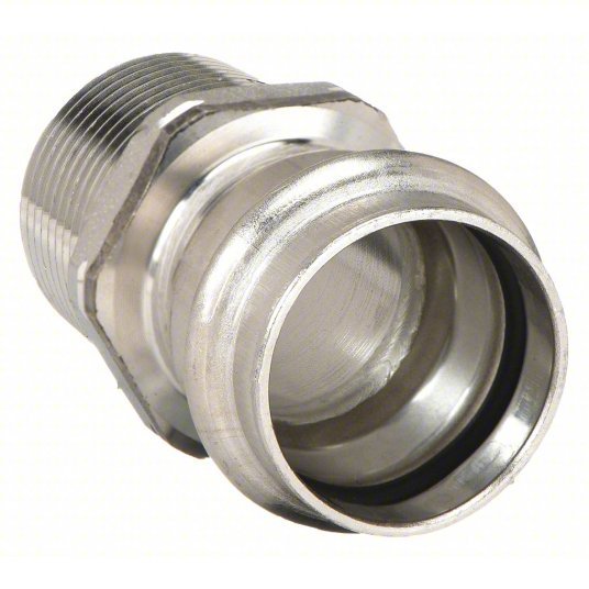 Viega 85027 Adapter 304 Stainless Steel, Press-Fit x MNPT, 3/4 in Copper Tube Size