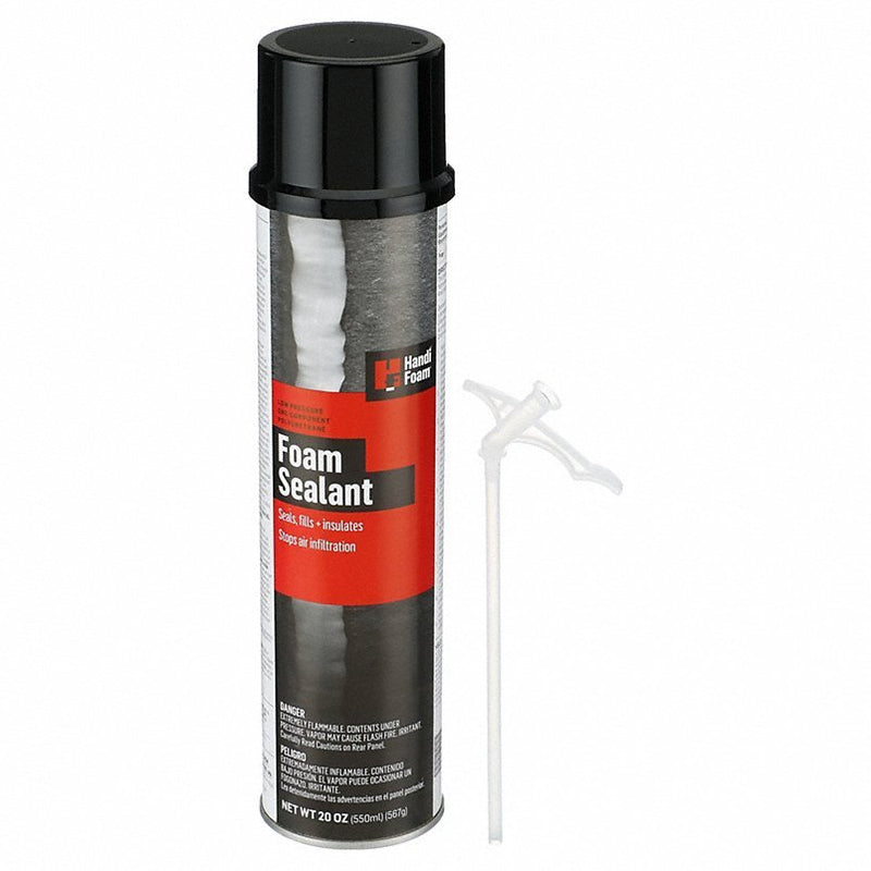 Handi-Foam P30101 Multipurpose/Construction Spray Foam Sealant, 20 oz, Aerosol Can, Cream, 1 Component