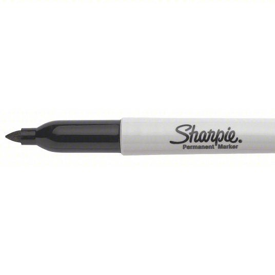 Sharpie 1927432 Permanent Marker, Fine Tip Black PK12