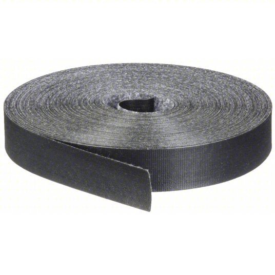 Rip-Tie G-10-075-BK 75 ft L Cut-to-Length Hook-&-Loop Cable Tie 38 lb, Blk