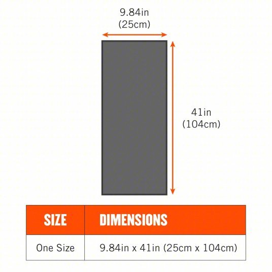 Chill-Its 6602MF Evaporative Cooling Towel Blue, Universal, Polyester/Spandex