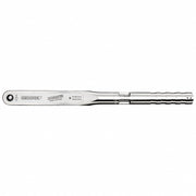 Gedore 8561-01 Micrometer Torque Wrench Foot-Pound/Newton-Meter, 1/2 in Drive Size, 25 N-m to 120 N-m