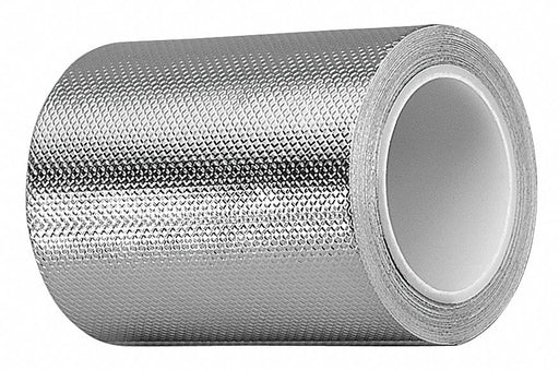 3M 1345 Conductive Electrical Tape, 23 in x 1 yd, Embossed Tin-Plated Copper