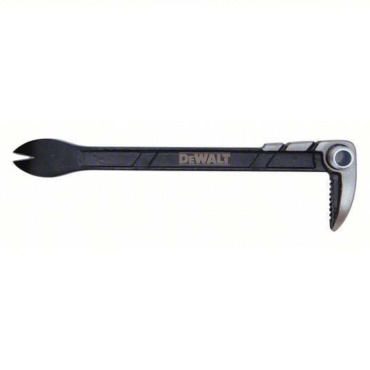 DeWalt DWHT55524 Claw Bar Point End, 10 in Overall Lg, 5/8 in Bar Wd, 1 1/4 in End Wd, T No, 2 Nail Slots