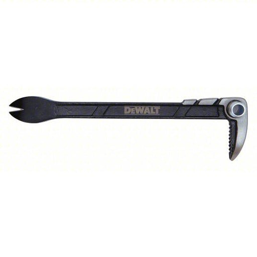 DeWalt DWHT55524 Claw Bar Point End, 10 in Overall Lg, 5/8 in Bar Wd, 1 1/4 in End Wd, T No, 2 Nail Slots