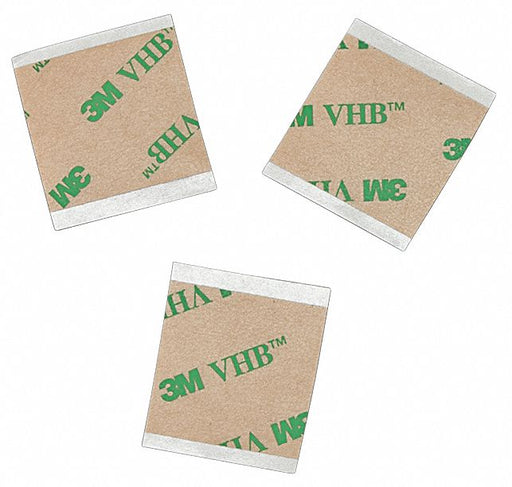 3M F9469PC Transfer Tape, Square, 12 in Wd, 12 in Lg, 5 mil Thick, Transparent, Acrylic, UV-Resistant, 6 PK
